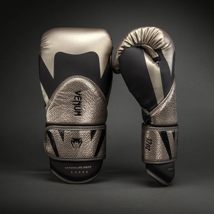 Challenger 4.0 Boxing Gloves - Silver Black